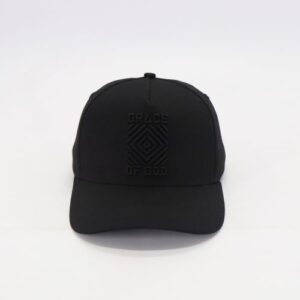 Alternative view of GH05- Black Classic Tucker Cap with Blue GOG Logo