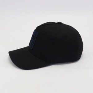 Alternative view of GH02- Black Classic Baseball Cap with Blue GOG Logo