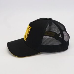 GH06- Black Diamond V Tucker Cap with Yellow GOG Logo