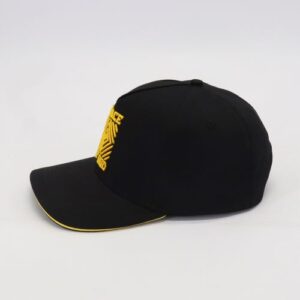 Alternative view of GH04- Black Diamond Baseball Cap with Yellow GOG Logo
